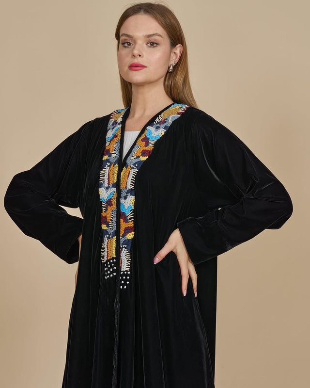 WW24PAL0092 - BLK ABAYA - PALMA - MIRA Y MANO