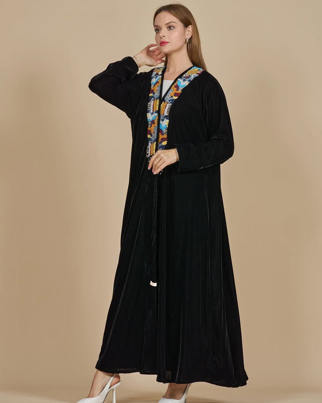 WW24PAL0092 - BLK ABAYA - PALMA - MIRA Y MANO