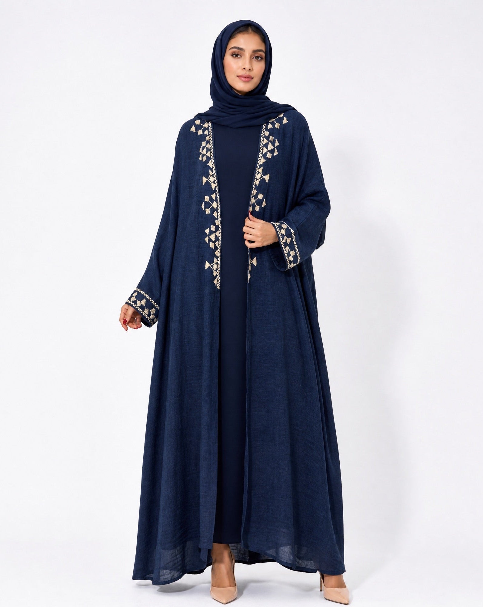 340041-NY ABAYA - PEARL COLLECTION - MIRA Y MANO