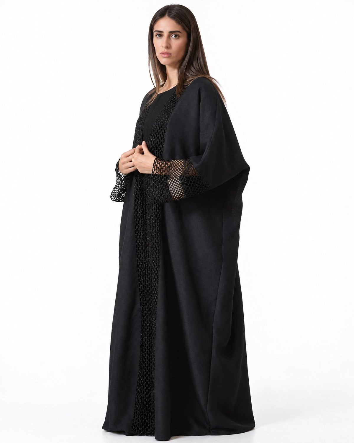 340048 – Navy Abaya - PEARL COLLECTION - MIRA Y MANO