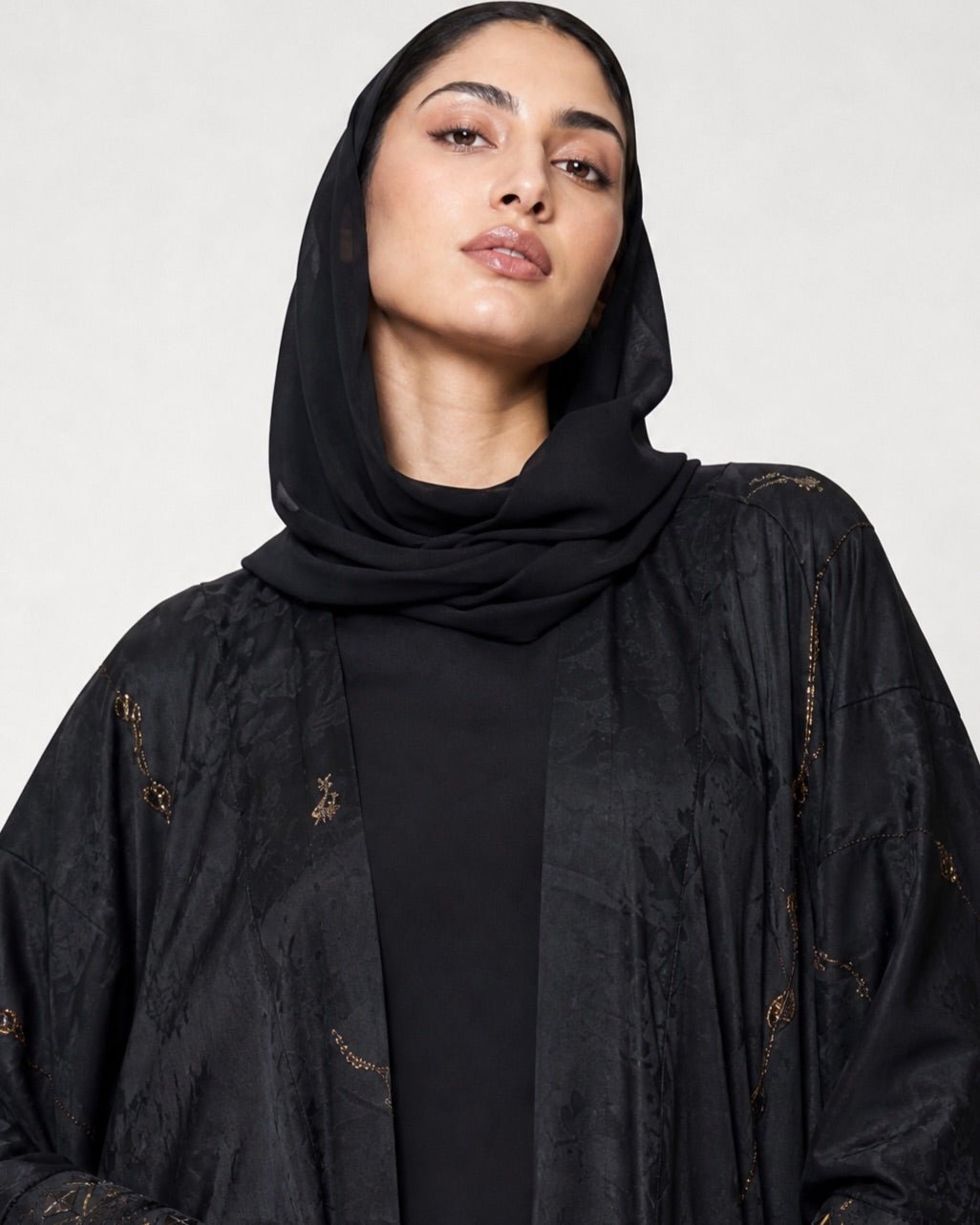 340096-B ABAYA - PEARL COLLECTION - MIRA Y MANO