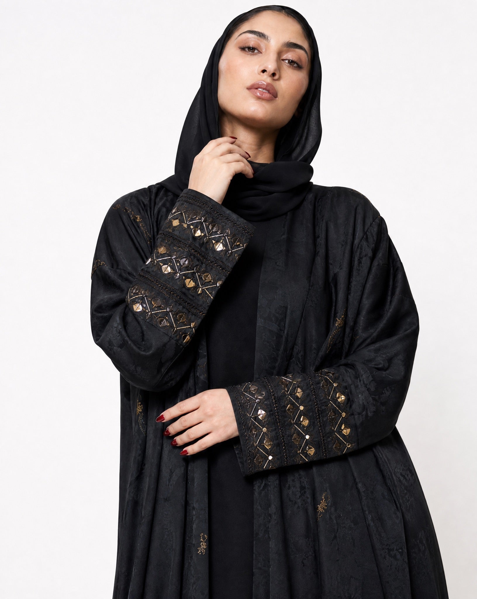 340096-B ABAYA - PEARL COLLECTION - MIRA Y MANO