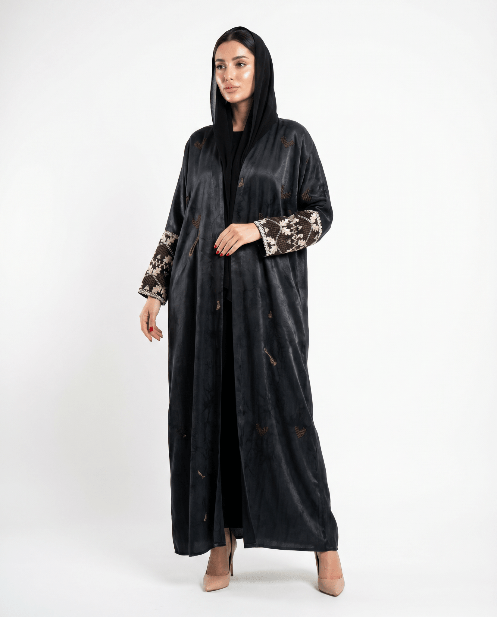 340098-A ABAYA - PEARL COLLECTION - MIRA Y MANO