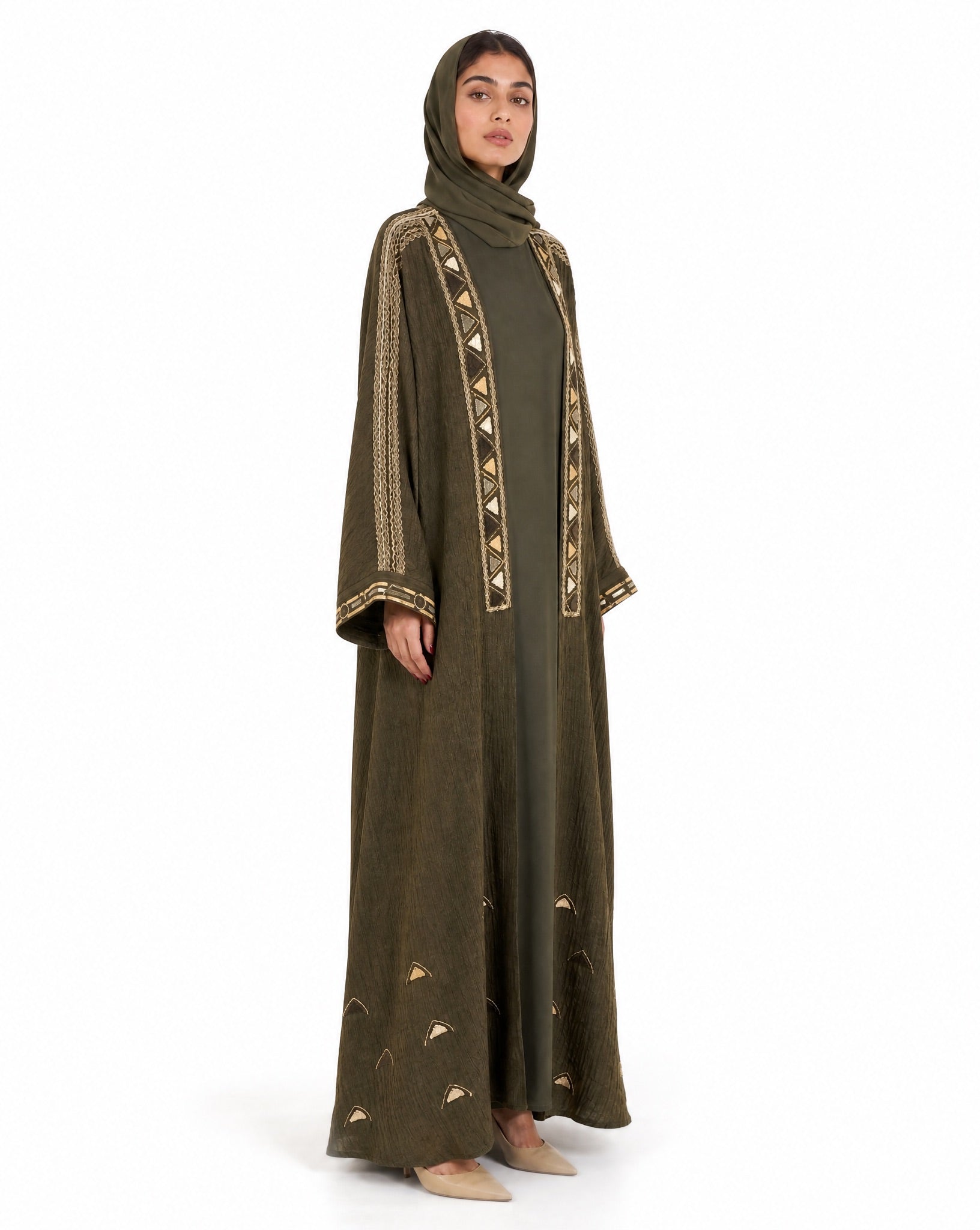 PEC 340097 ABAYA - PEARL COLLECTION - MIRA Y MANO
