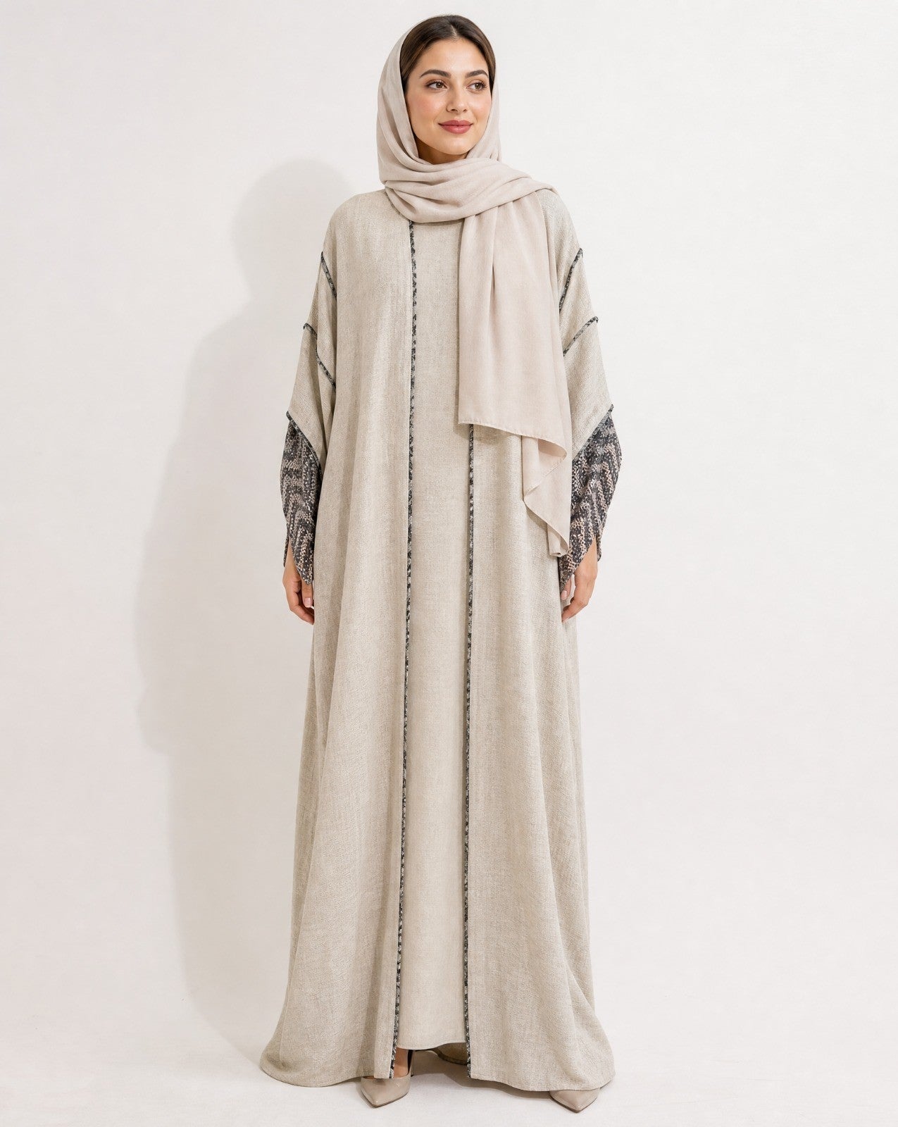 PEC 340105-BE ABAYA - PEARL COLLECTION - MIRA Y MANO