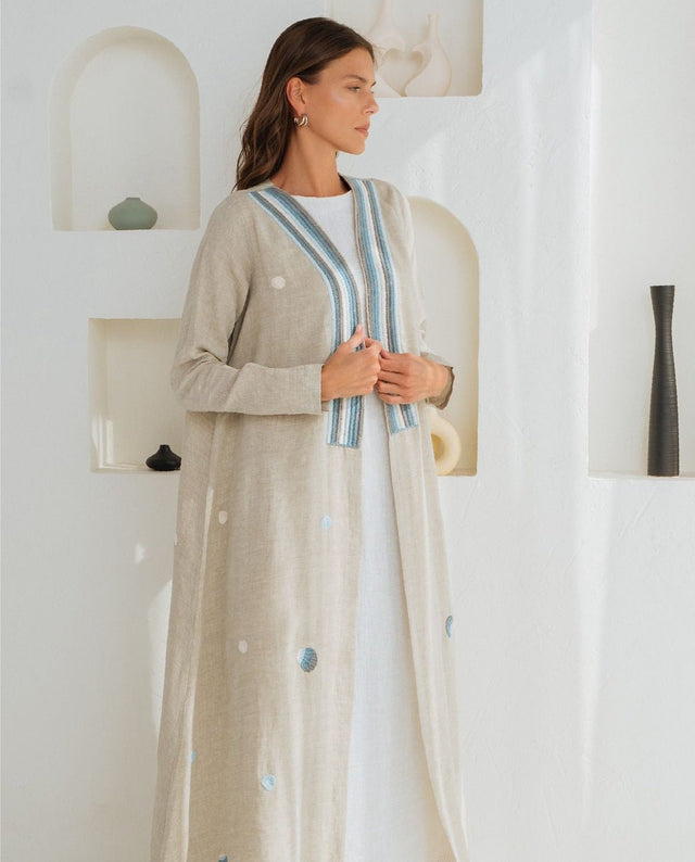 PEC 562 - A ABAYA - PEARL COLLECTION - MIRA Y MANO