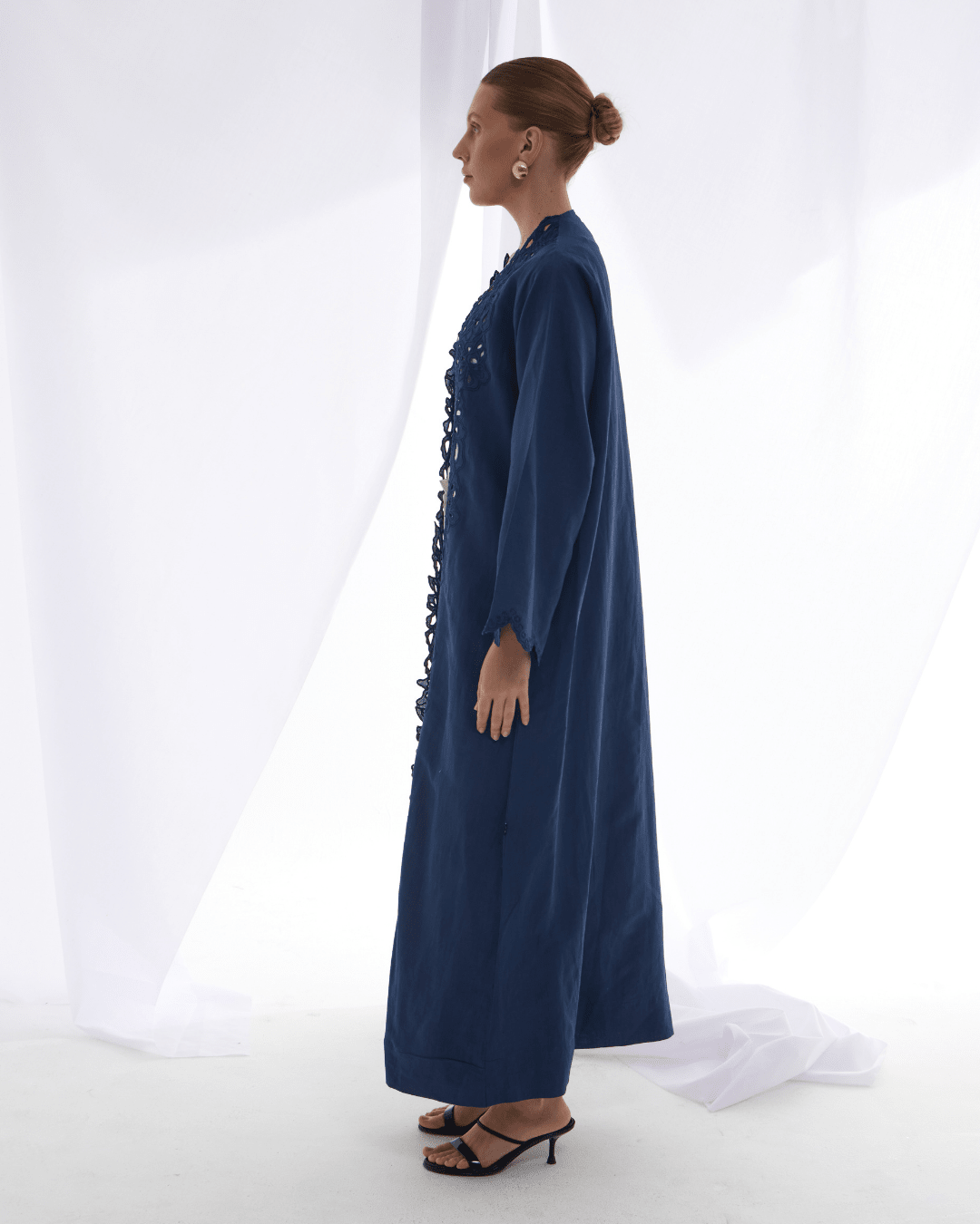 ALAIA NAVY ABAYA - PRIVILEGE OFFICIAL - MIRA Y MANO