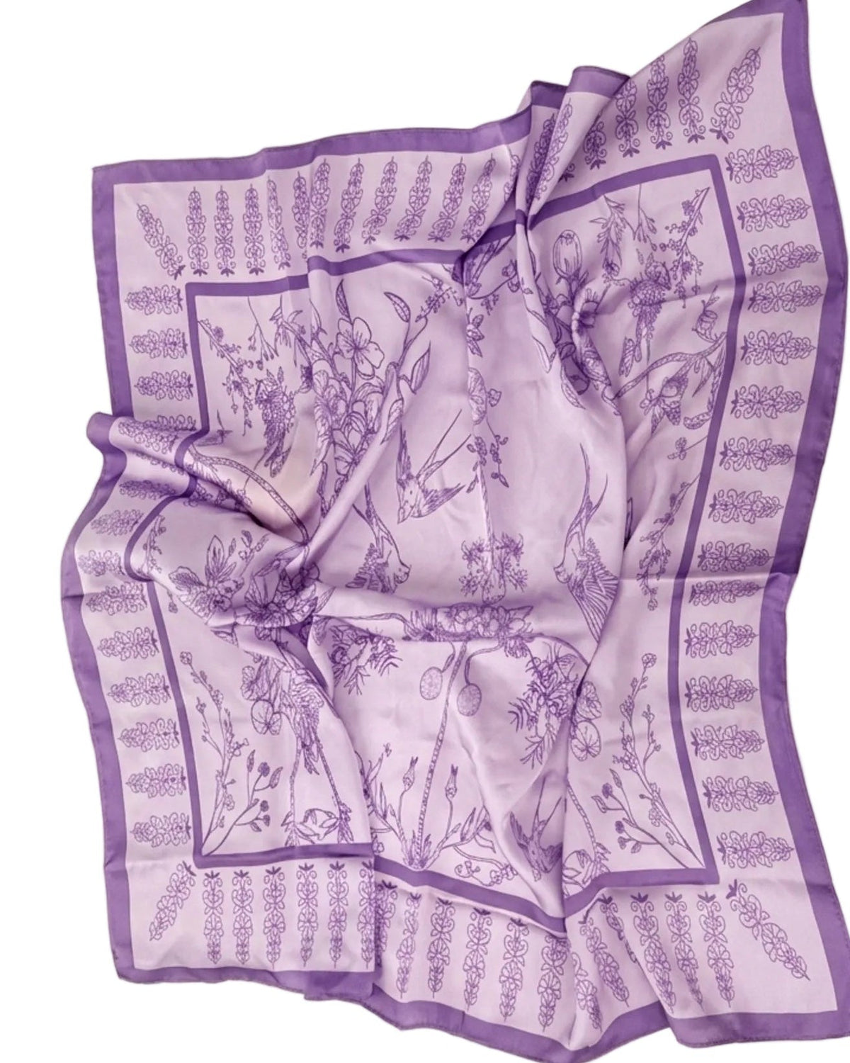 Qormuz Purple Mandel Scarf - QORMUZ - MIRA Y MANO