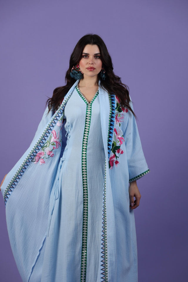 K1 ABAYA SET - QUARTIZ - MIRA Y MANO