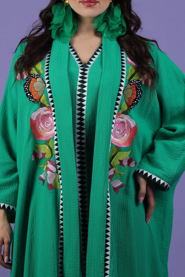 K103 ABAYA SET - QUARTIZ - MIRA Y MANO