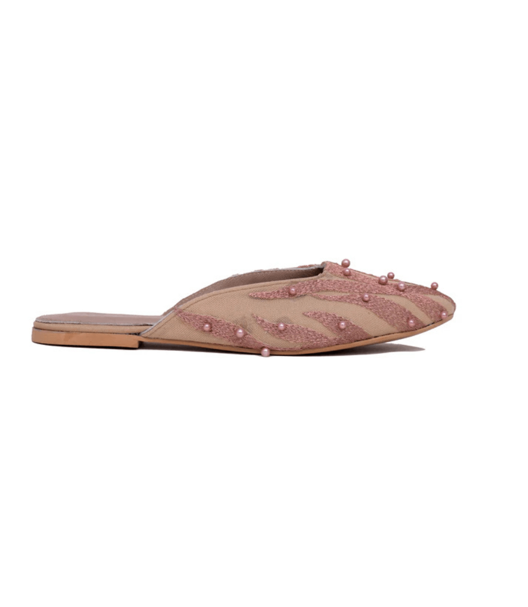 NUDE PEARL SHOE - RAMLA - MIRA Y MANO