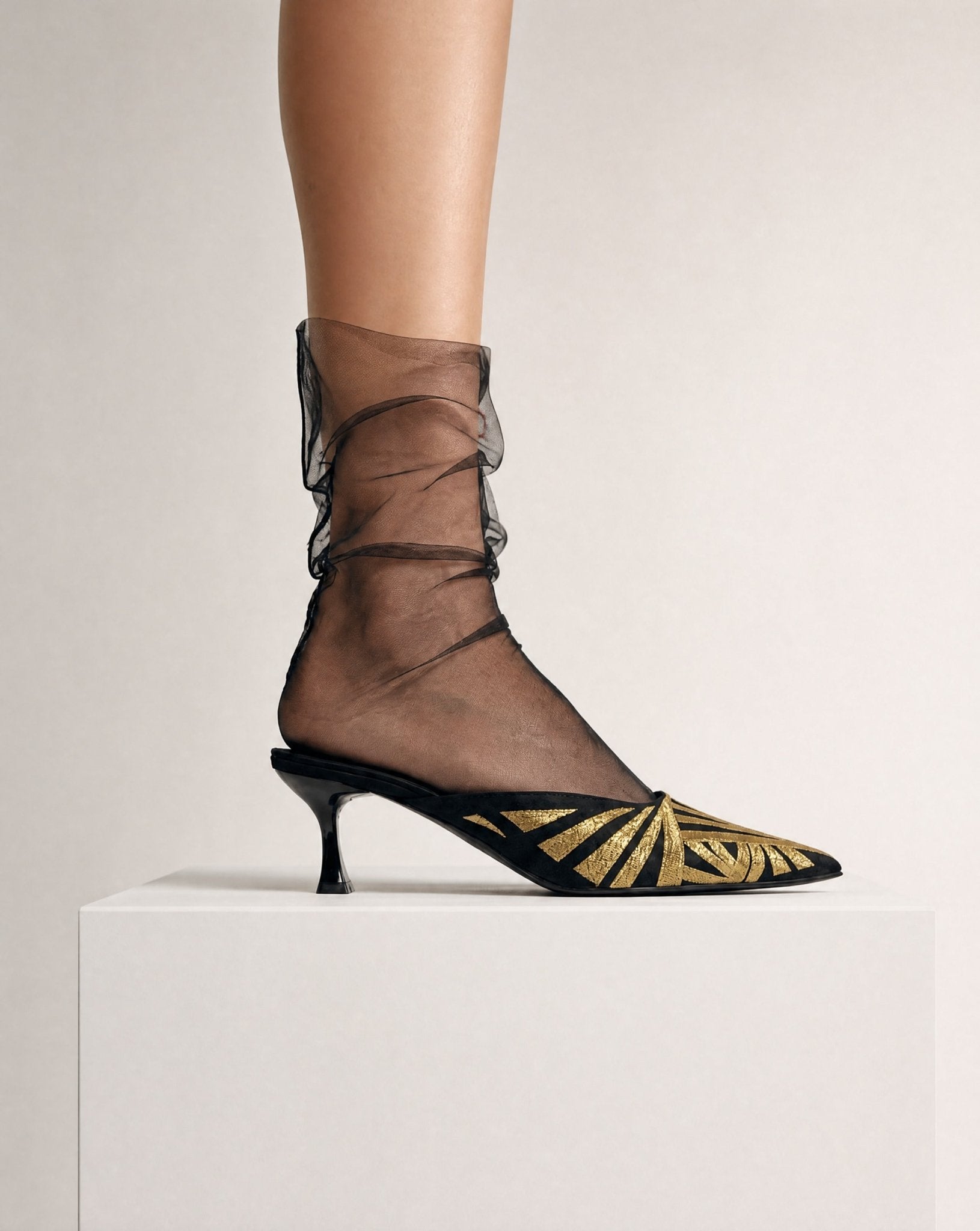 PALAZZZO MIDNIGHT HEELS - RAMLA - MIRA Y MANO