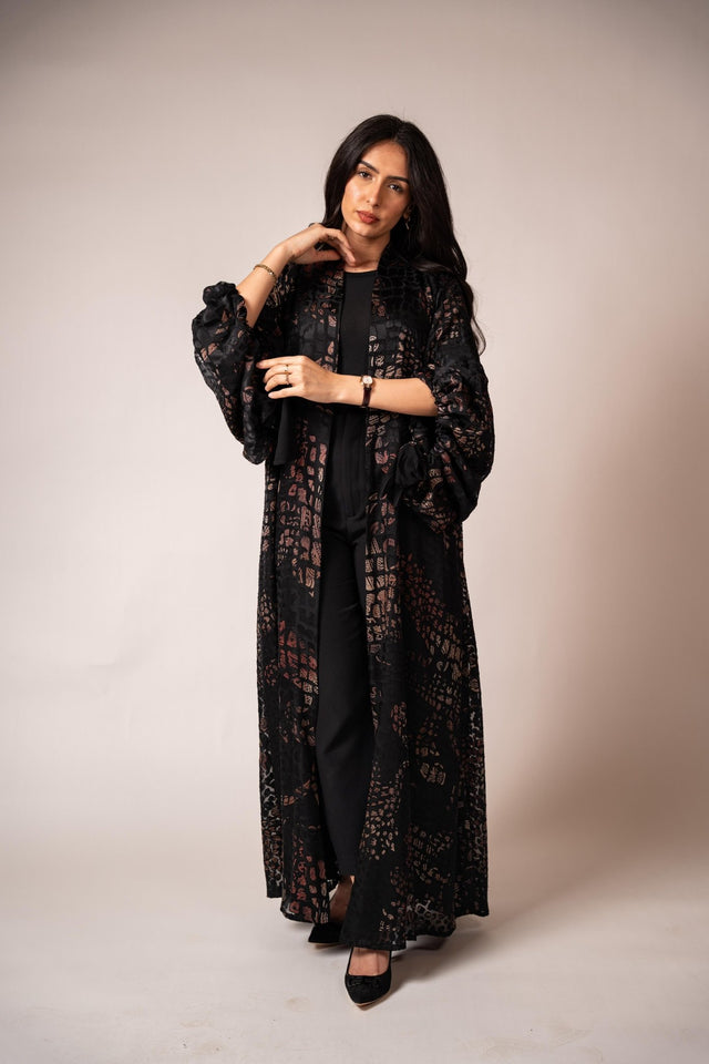 FW24R011 - BB ABAYA - RIBBON - MIRA Y MANO