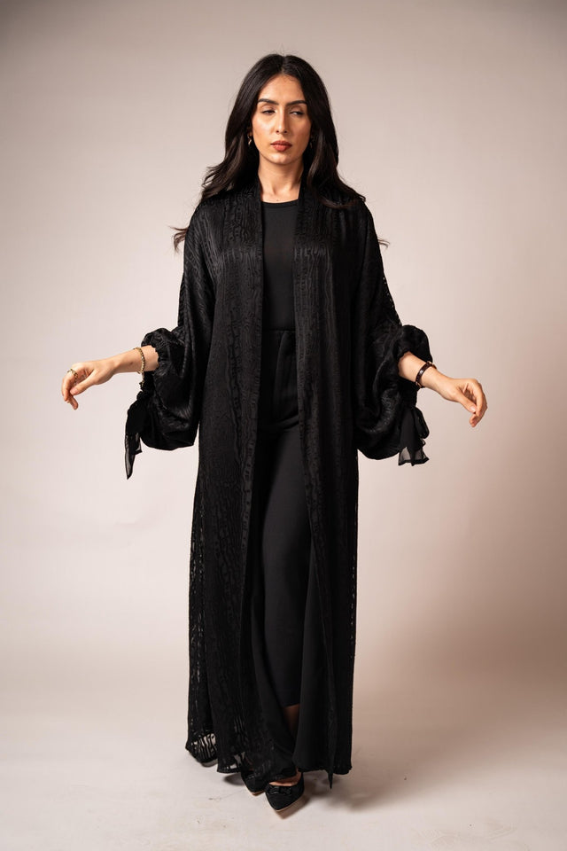 FW24R011 - BK ABAYA - RIBBON - MIRA Y MANO