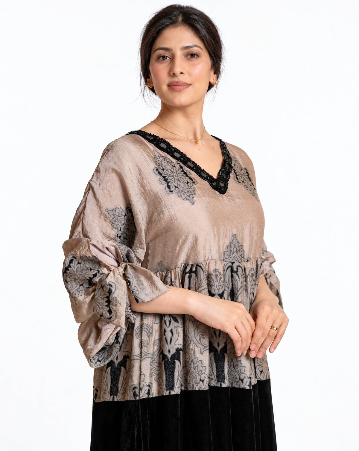 FW25R140-BB-DR KAFTAN - MIRA Y MANO