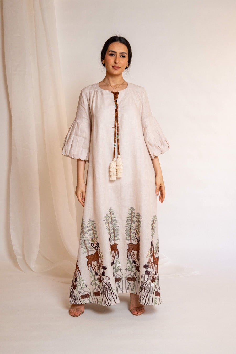 FW26R0010 - BE KAFTAN - RIBBON - MIRA Y MANO