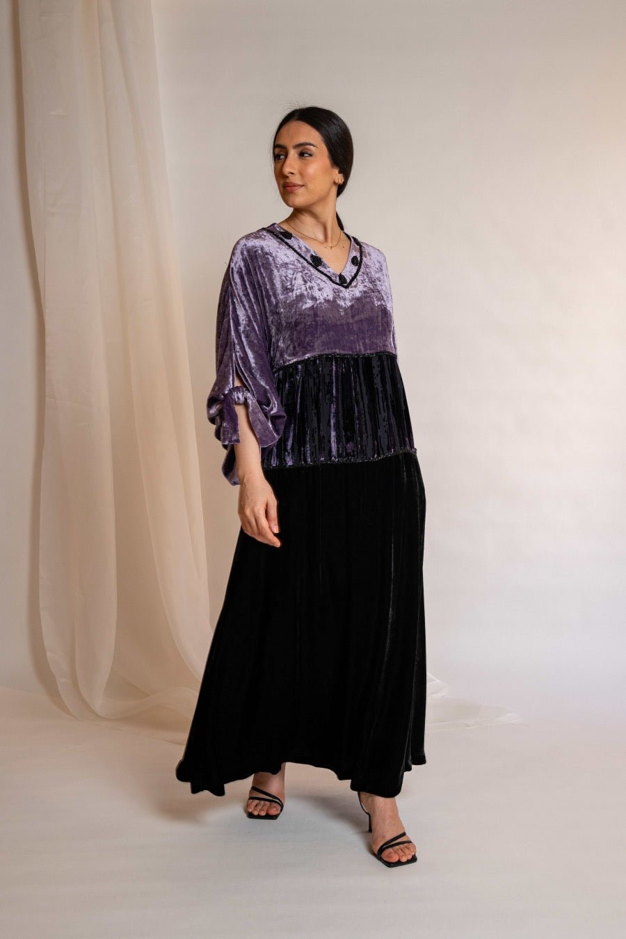 FW26R008 - PR KAFTAN - RIBBON - MIRA Y MANO