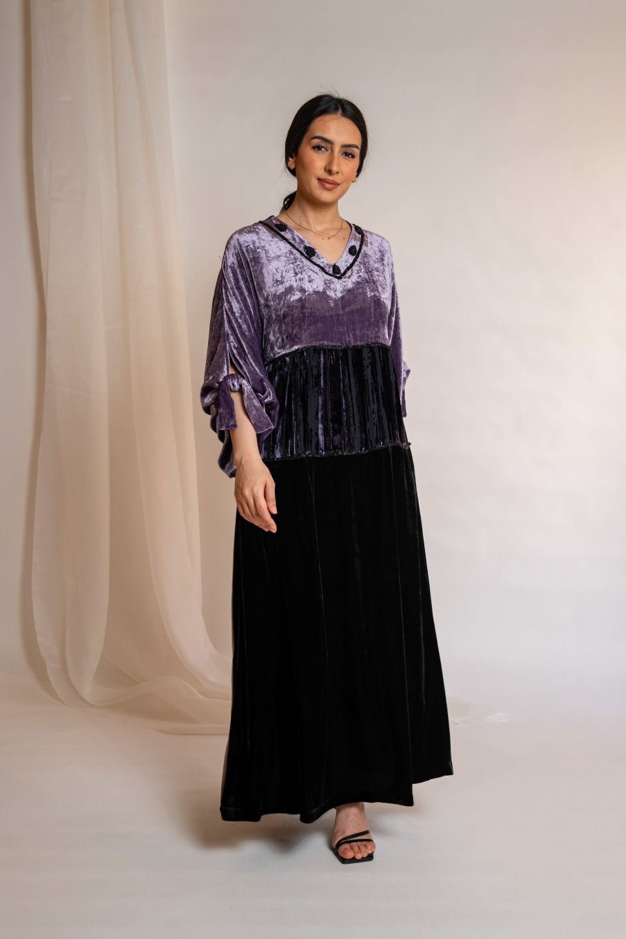 FW26R008 - PR KAFTAN - RIBBON - MIRA Y MANO