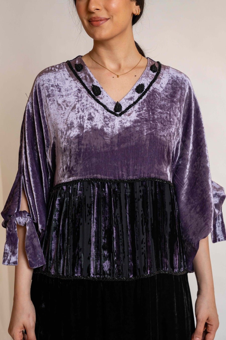 FW26R008 - PR KAFTAN - RIBBON - MIRA Y MANO