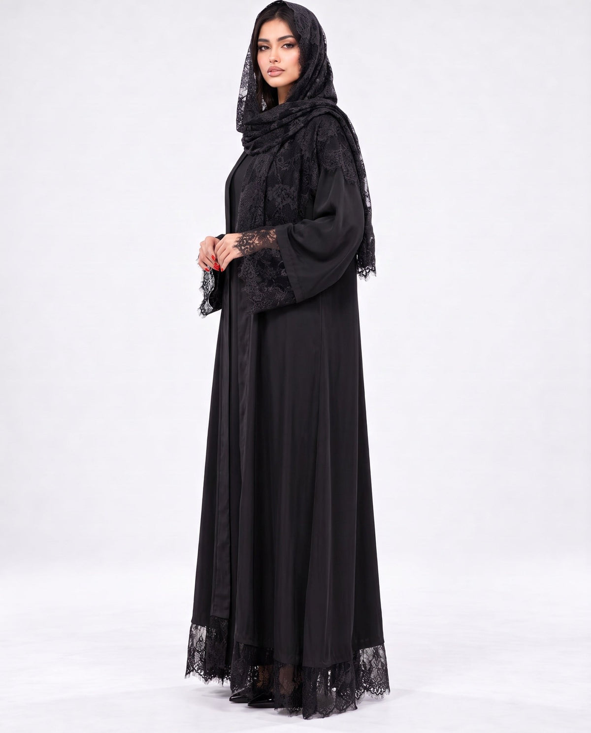 SS26RE01-BL ABAYA - RIBBON - MIRA Y MANO