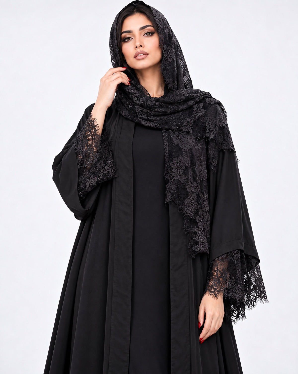 SS26RE01-BL ABAYA - RIBBON - MIRA Y MANO