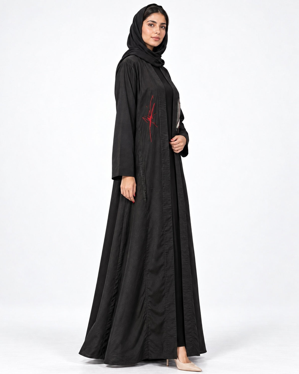 Aliya2 – طقم عباية أسود