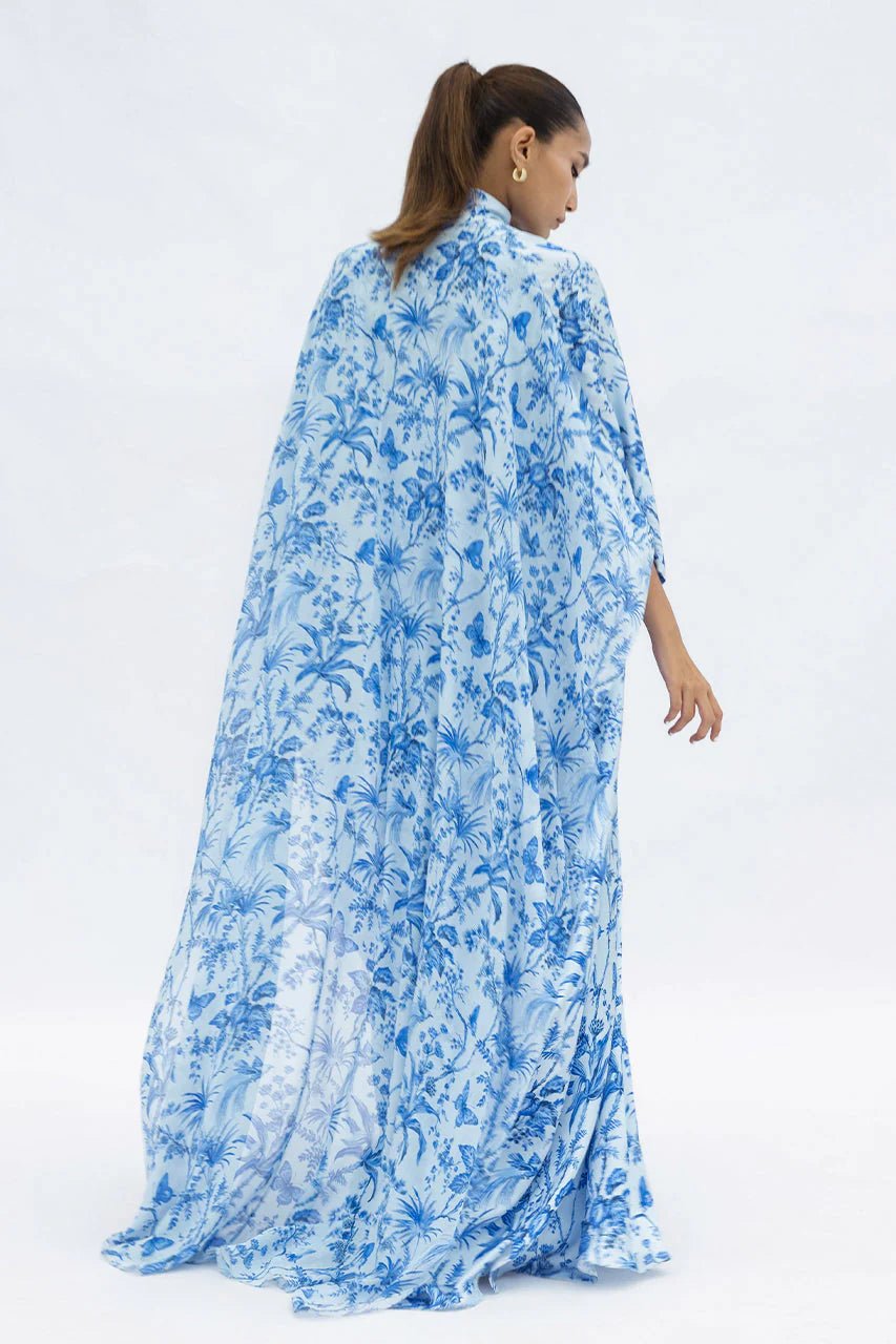 FL - 25 - 103 - BL ABAYA SET - SANIA MASKATIYA - MIRA Y MANO