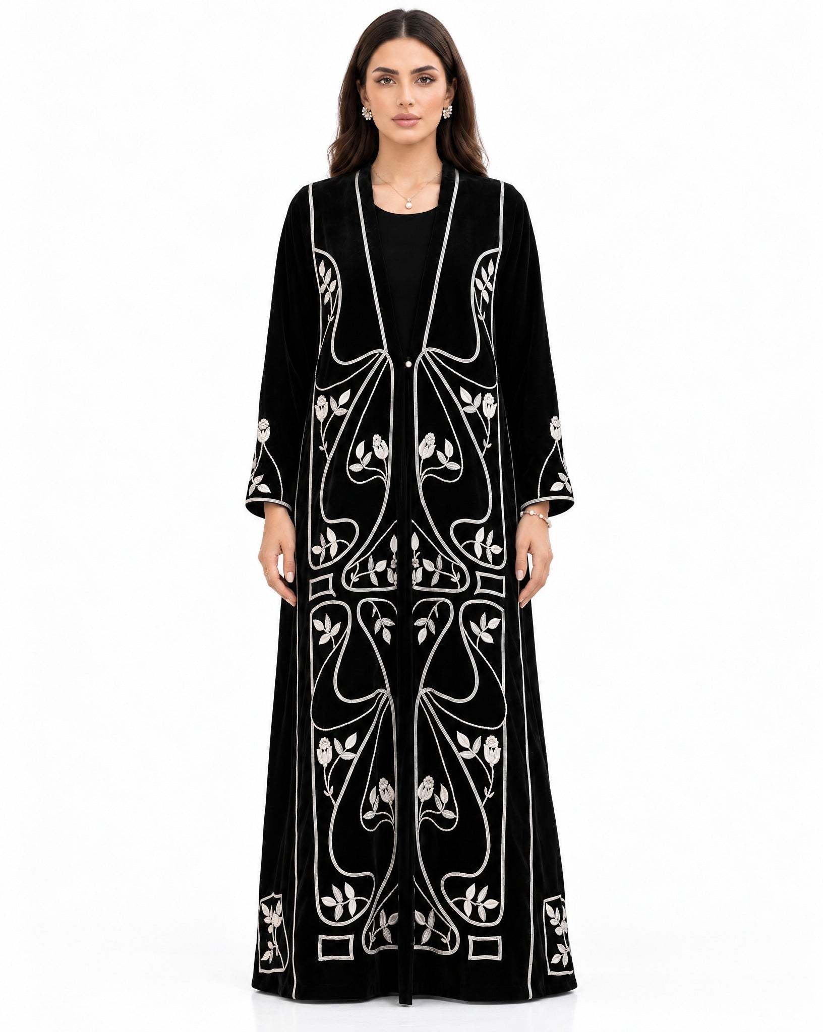 PD25RG377 ABAYA SET - SANIA MASKATIYA - MIRA Y MANO