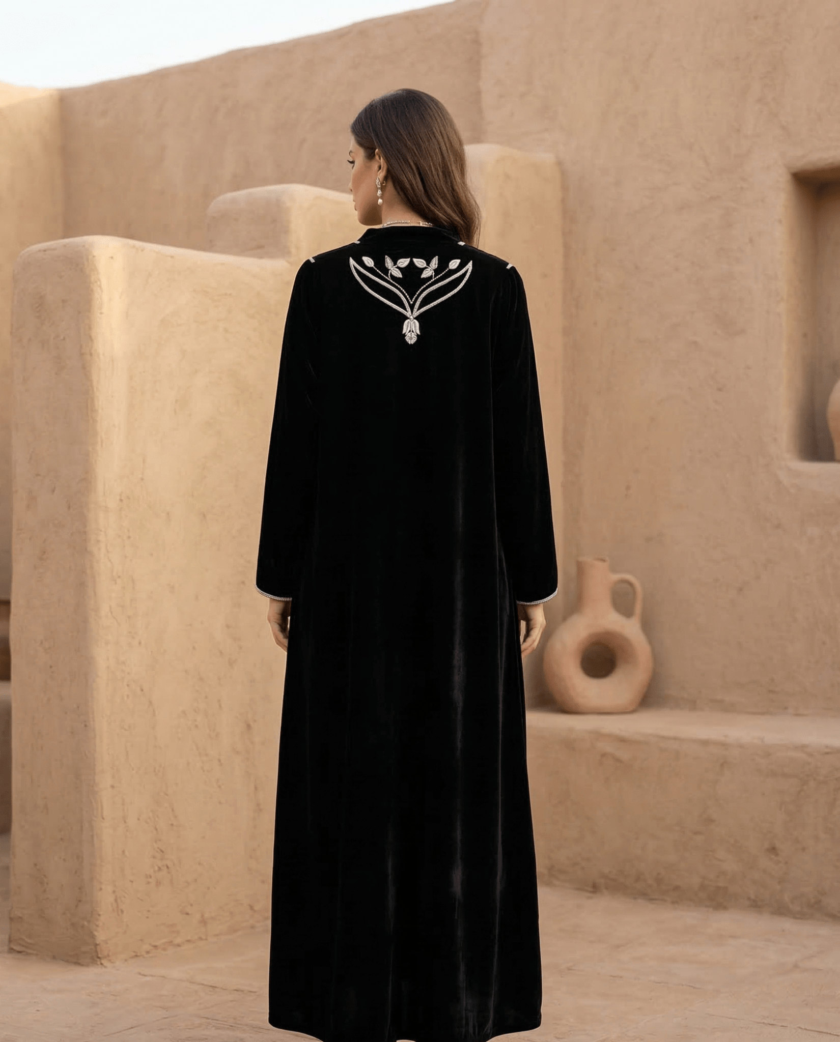 PD25RG377 ABAYA SET - SANIA MASKATIYA - MIRA Y MANO