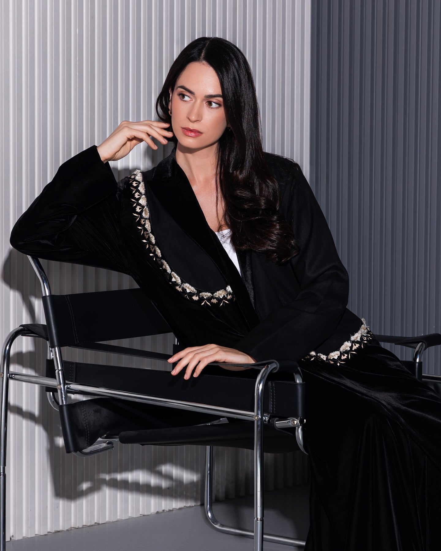 VBLAZER ABAYA COAT - SASH - MIRA Y MANO