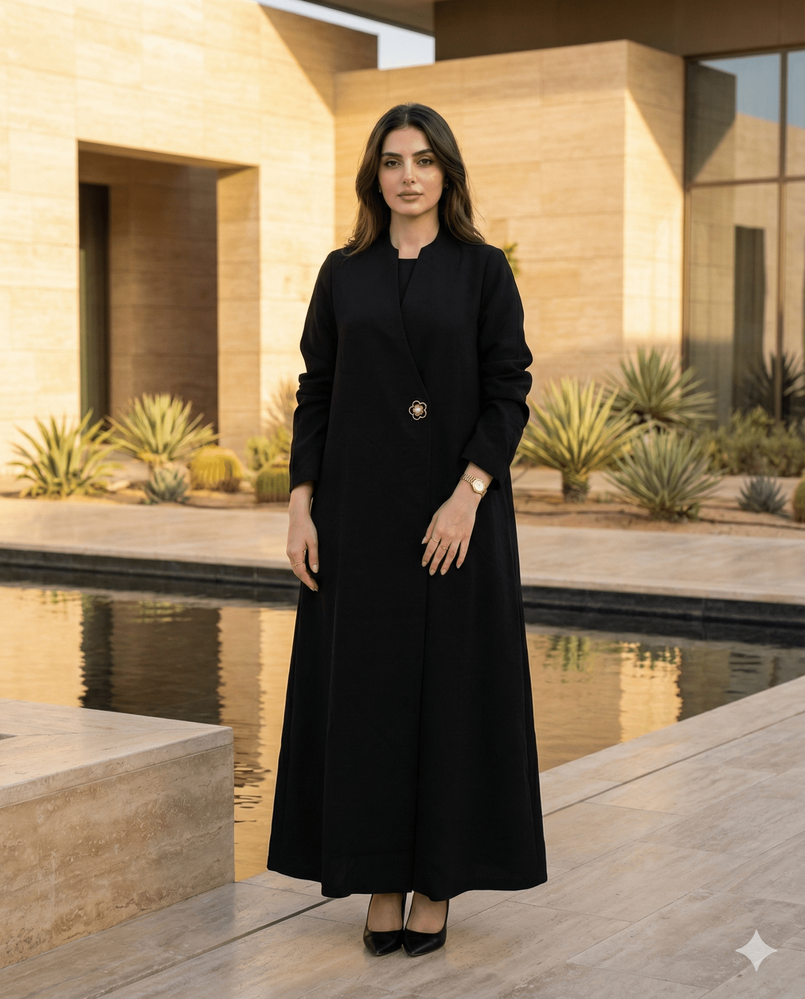 CODE - 38 - BLK ABAYA - SCYCLE - MIRA Y MANO