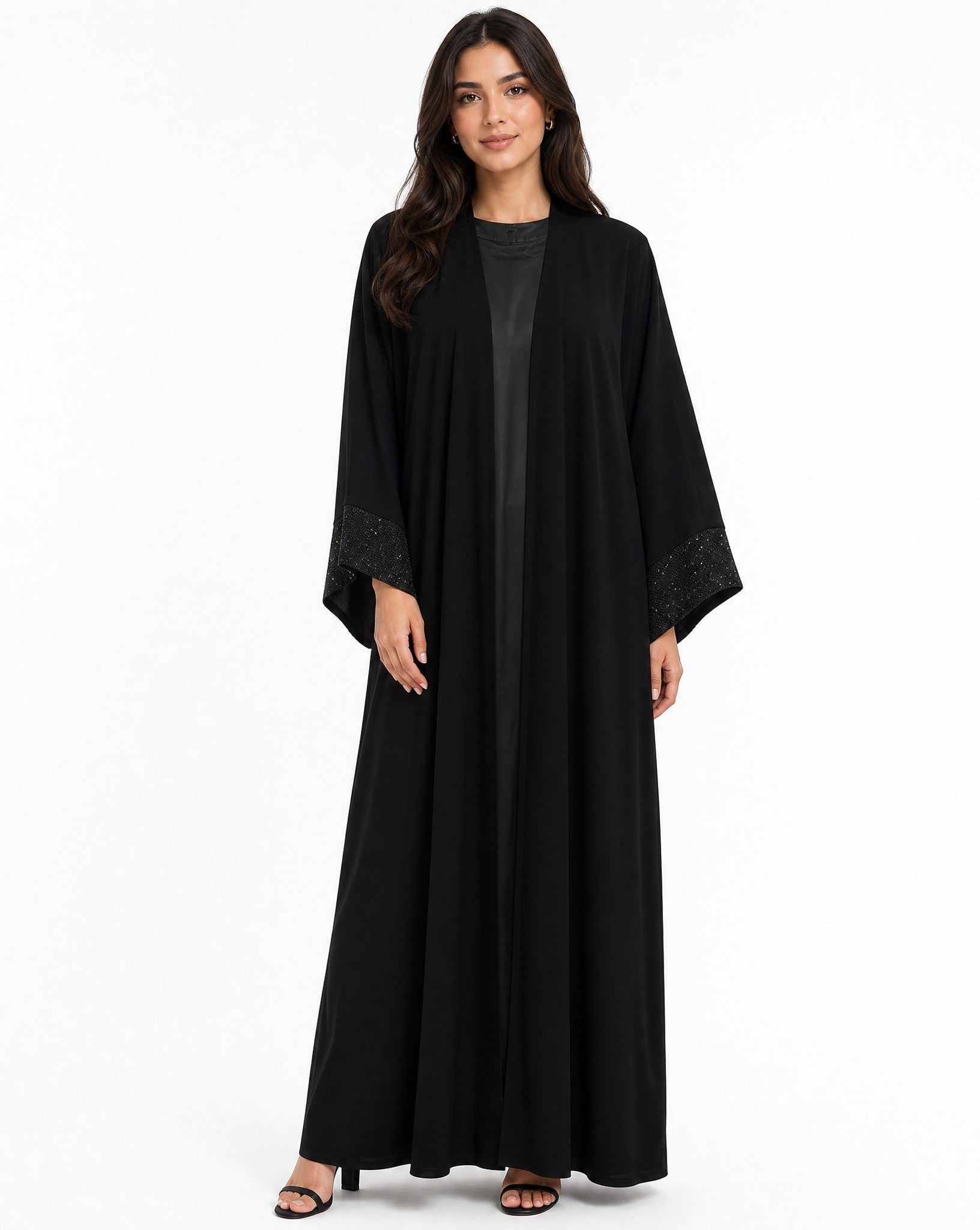 LN-579 ABAYA SET - SHATHR - MIRA Y MANO