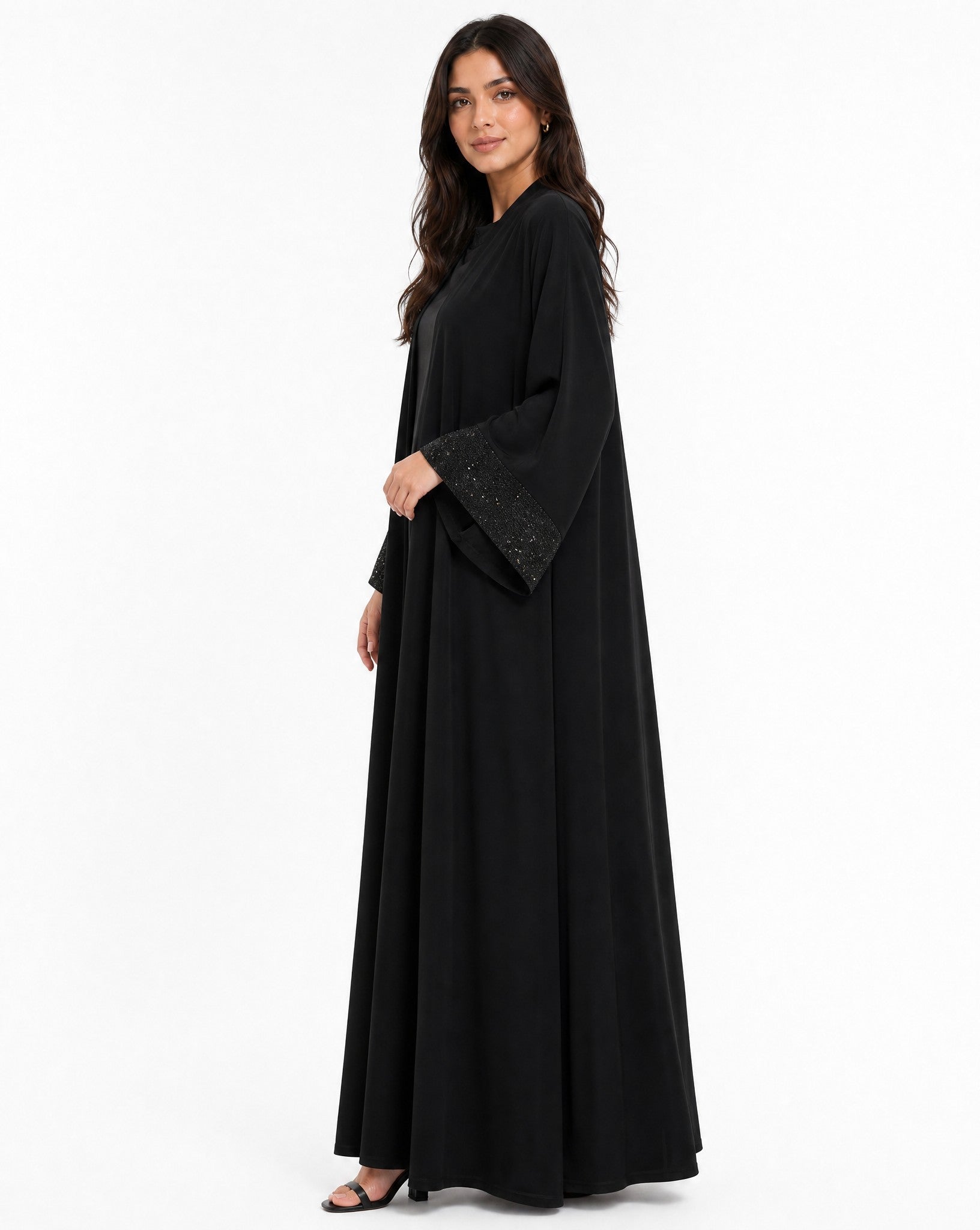 LN-579 ABAYA SET - SHATHR - MIRA Y MANO