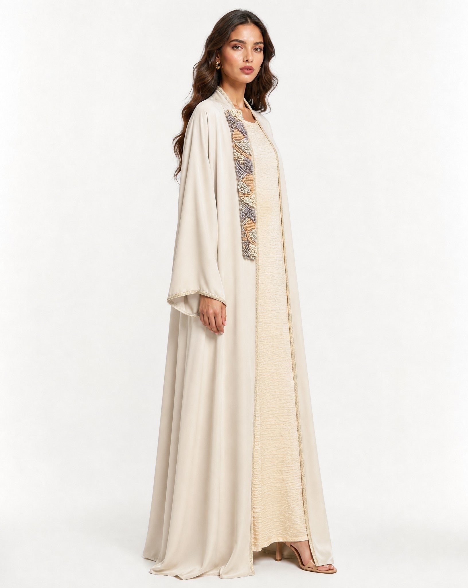 LN-650 ABAYA SET - SHATHR - MIRA Y MANO
