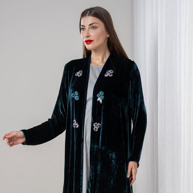 VE - 205 ABAYA SET - SHATHR - MIRA Y MANO