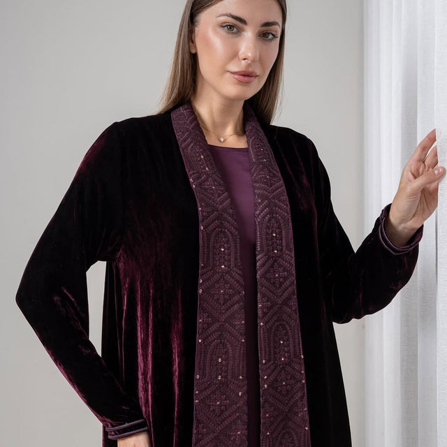 VE - 223 ABAYA SET - SHATHR - MIRA Y MANO