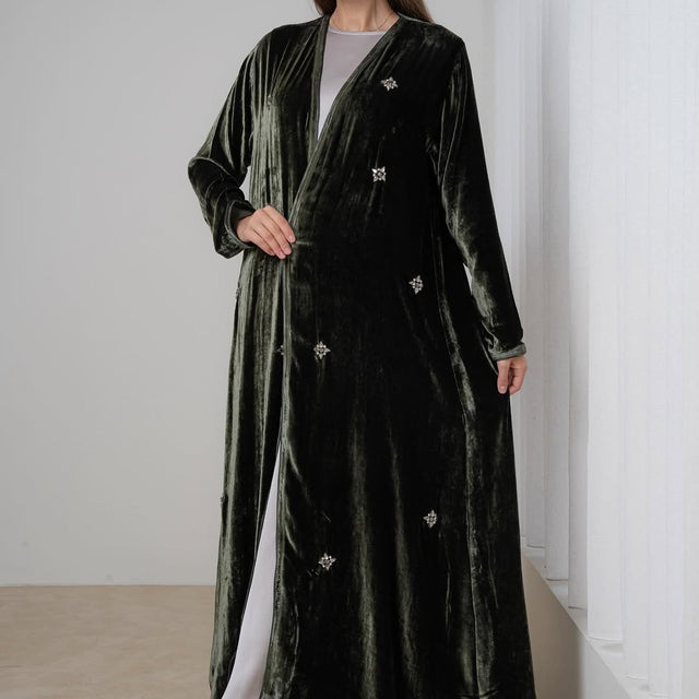 VE - 250 ABAYA SET - SHATHR - MIRA Y MANO