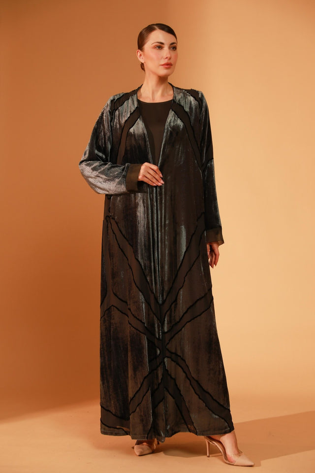 VE - 264 ABAYA SET - SHATHR - MIRA Y MANO