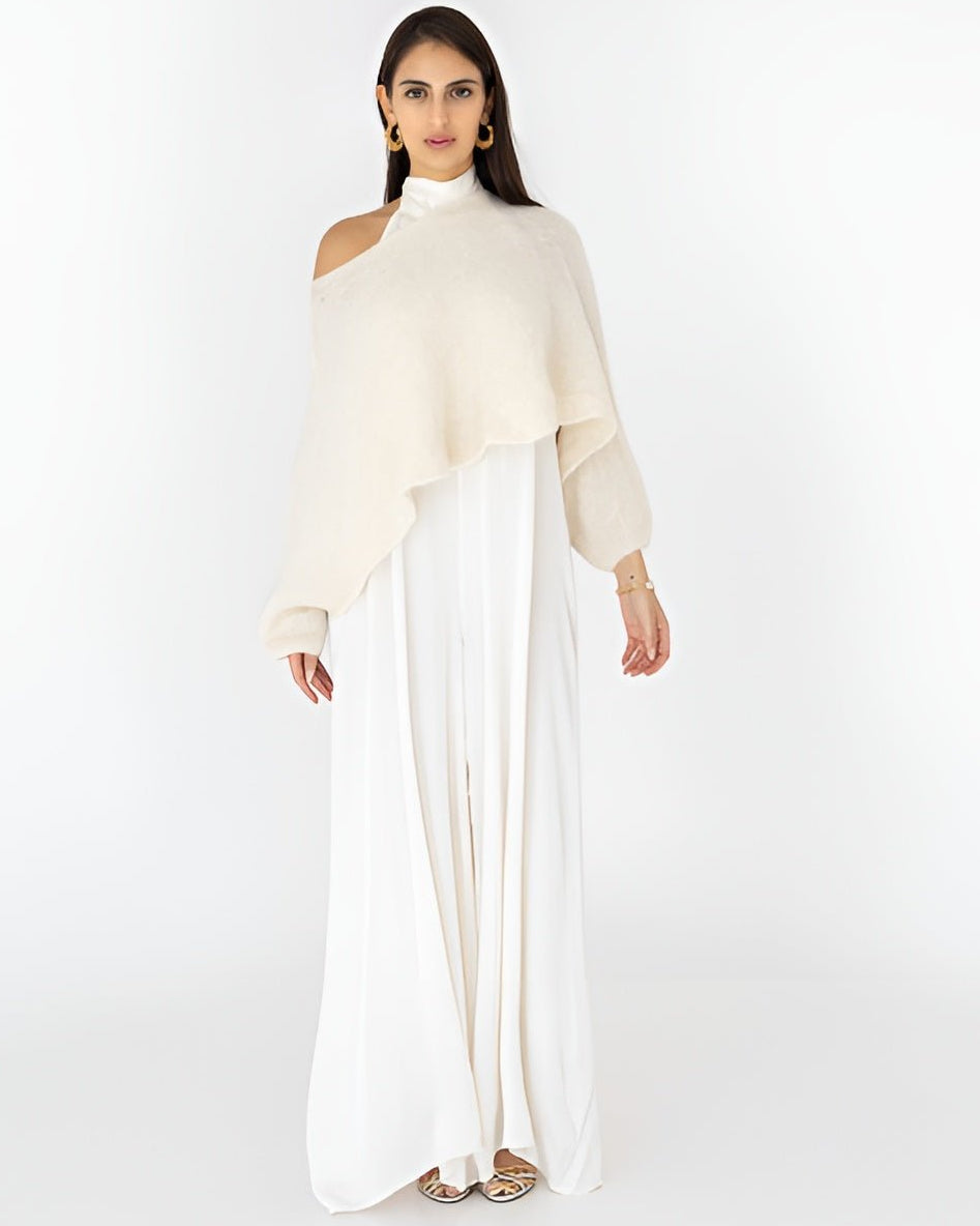 AW25 SLK 001 - WH JUMPSUIT - SILKERA - MIRA Y MANO