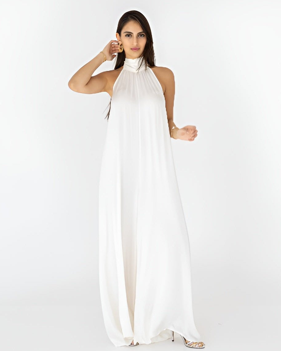 AW25 SLK 001 - WH JUMPSUIT - SILKERA - MIRA Y MANO