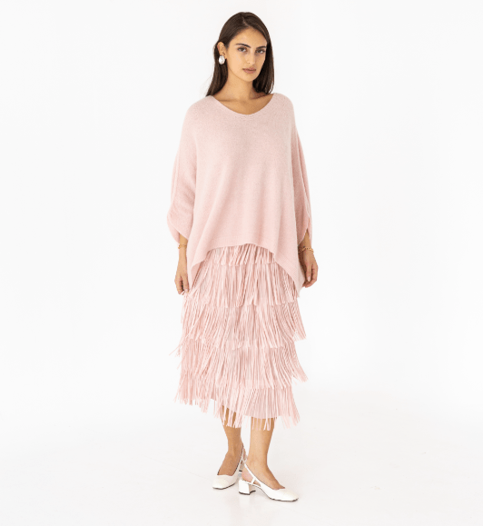 AW25 SLK 002 - PK TOP & SKIRT - SILKERA - MIRA Y MANO