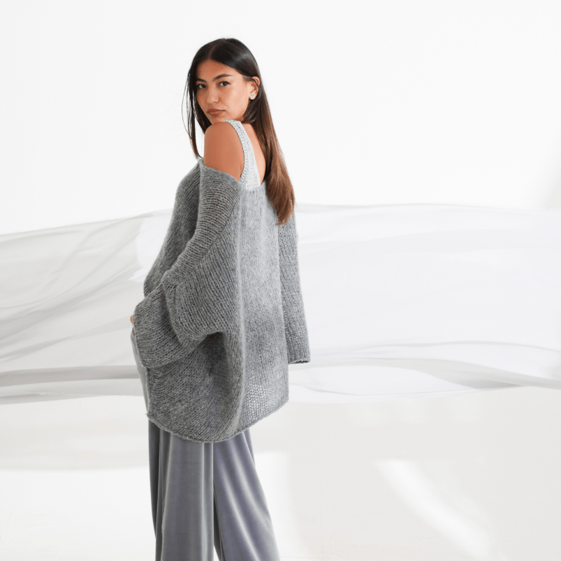 AW25 SLK 003 - GR TOP & PANT - SILKERA - MIRA Y MANO