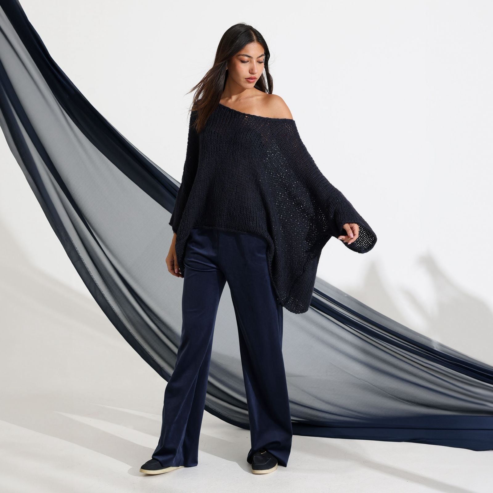 AW25 SLK 003 - NV TOP & PANT - SILKERA - MIRA Y MANO