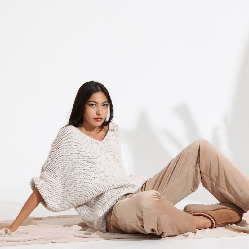 AW25 SLK 004 - BG TOP & PANT - SILKERA - MIRA Y MANO