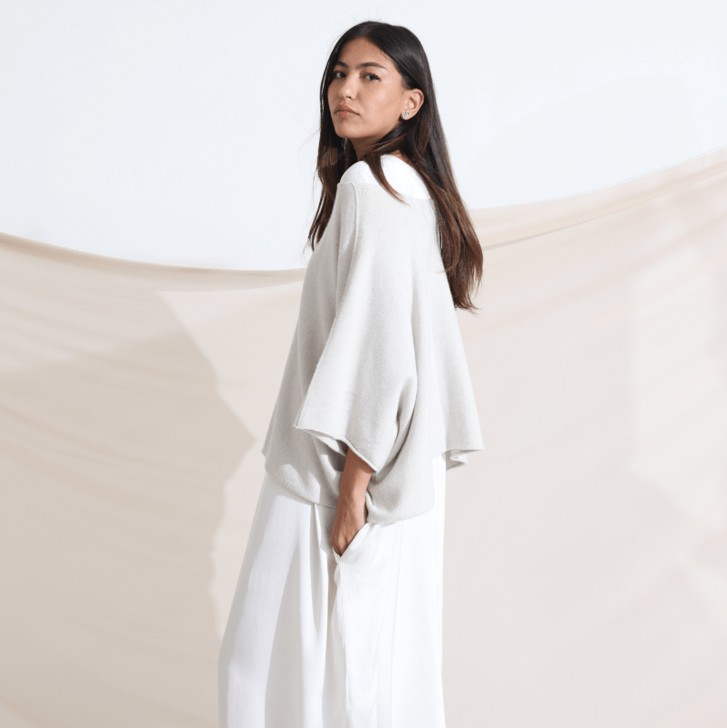 AW25 SLK 005 - BG DRESS - MIRA Y MANO