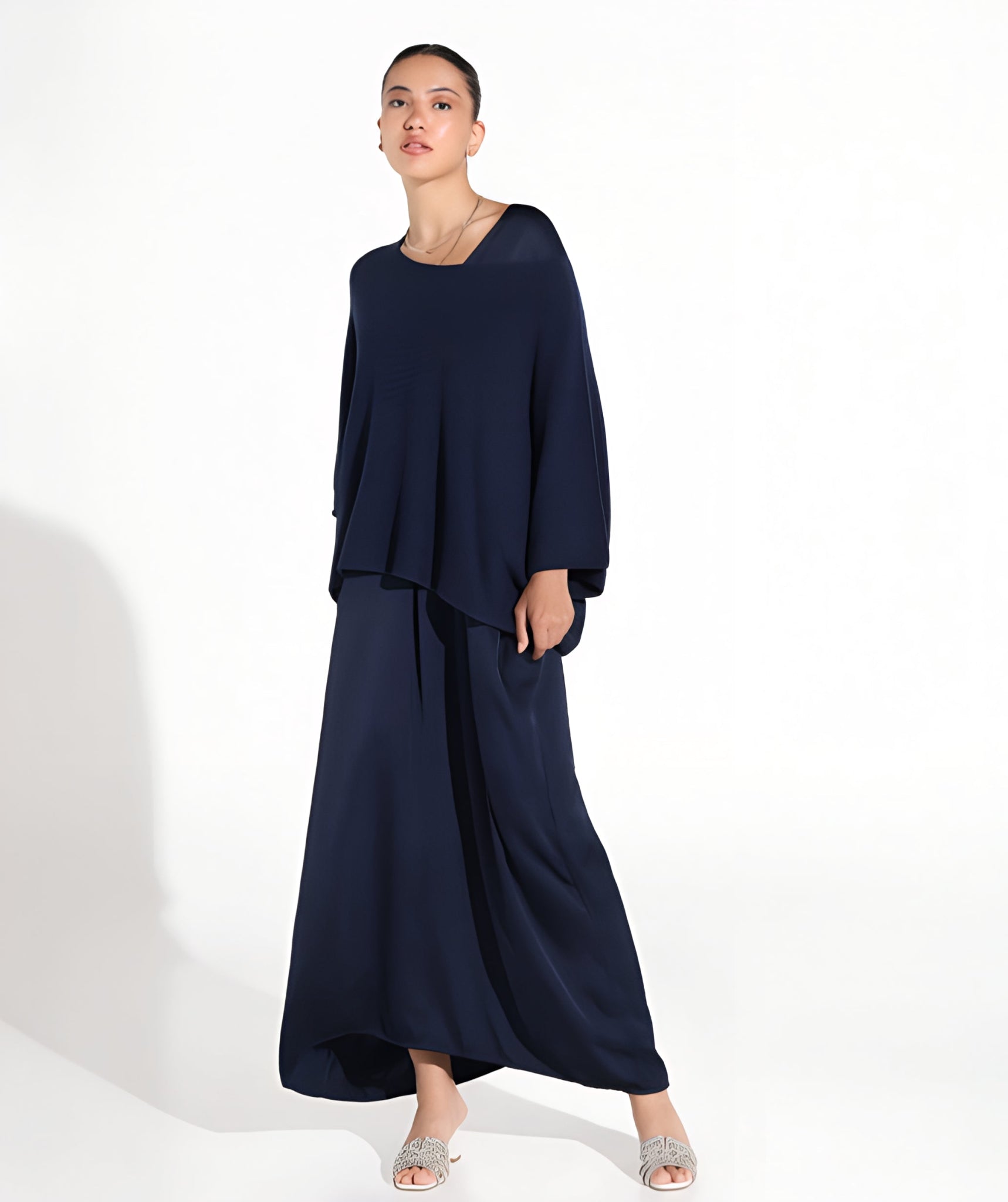 AW25 SLK 005 - NV DRESS - SILKERA - MIRA Y MANO