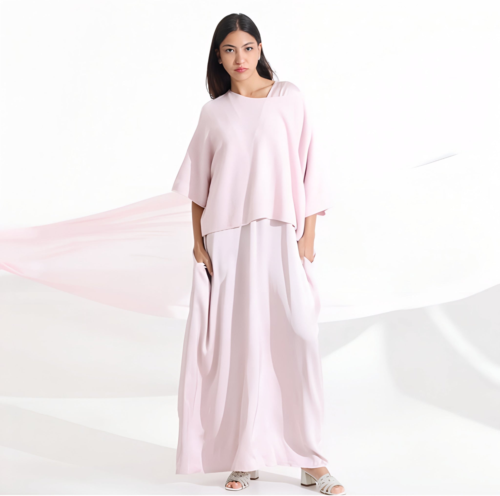 AW25 SLK 005 - PK DRESS - SILKERA - MIRA Y MANO