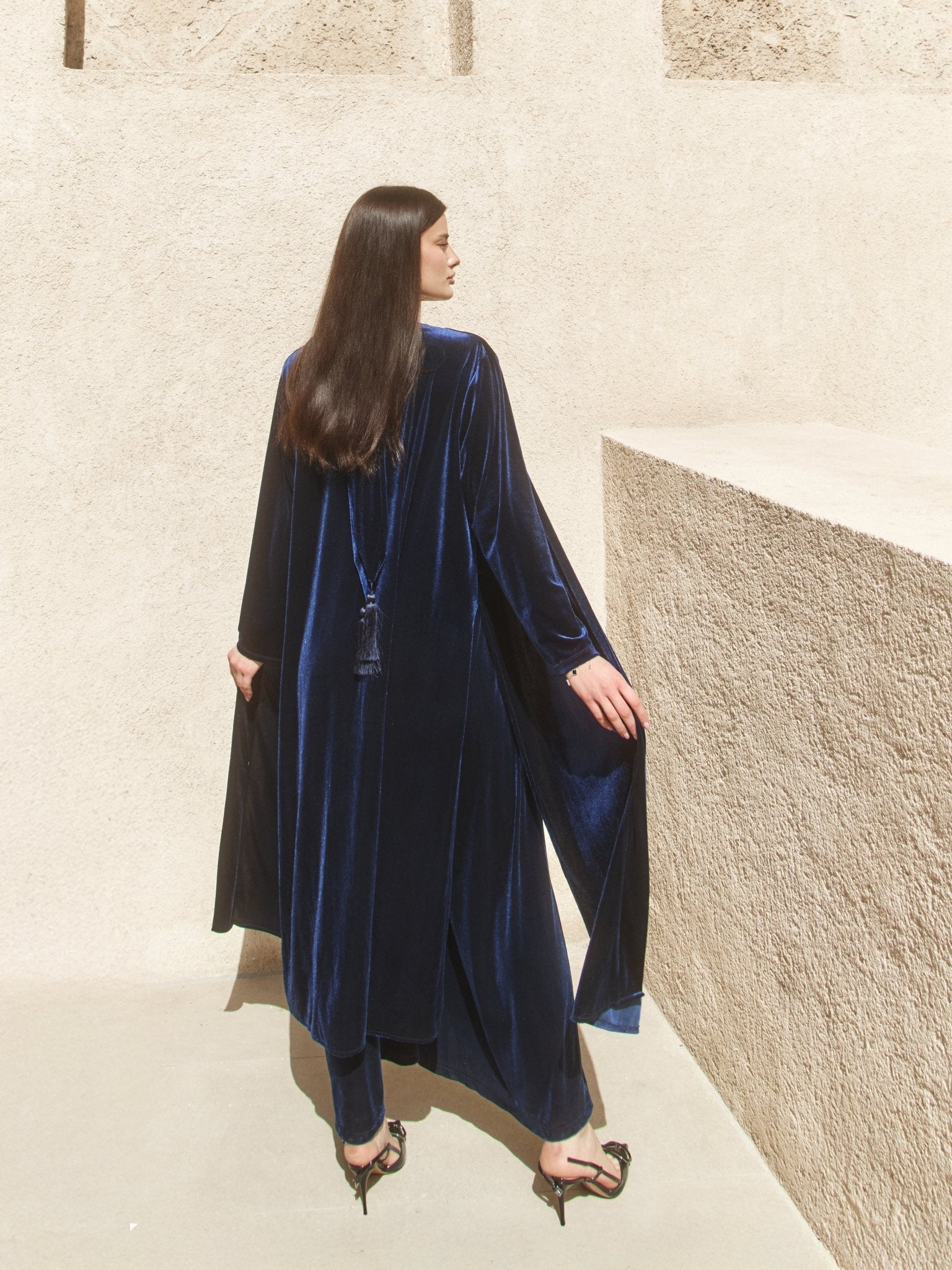 AW25 SLK 011 - NV VELVET JUMPSUIT - SILKERA - MIRA Y MANO