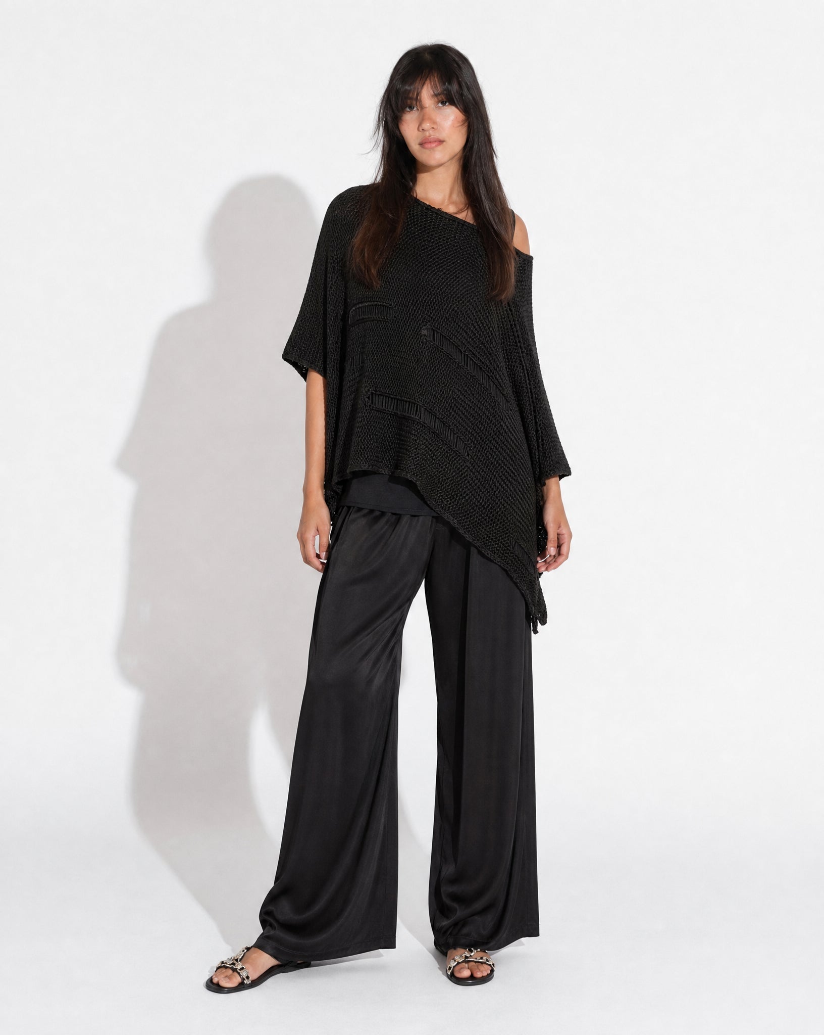 SS25 SLK 0015-BK TOP & PANT - SILKERA - MIRA Y MANO
