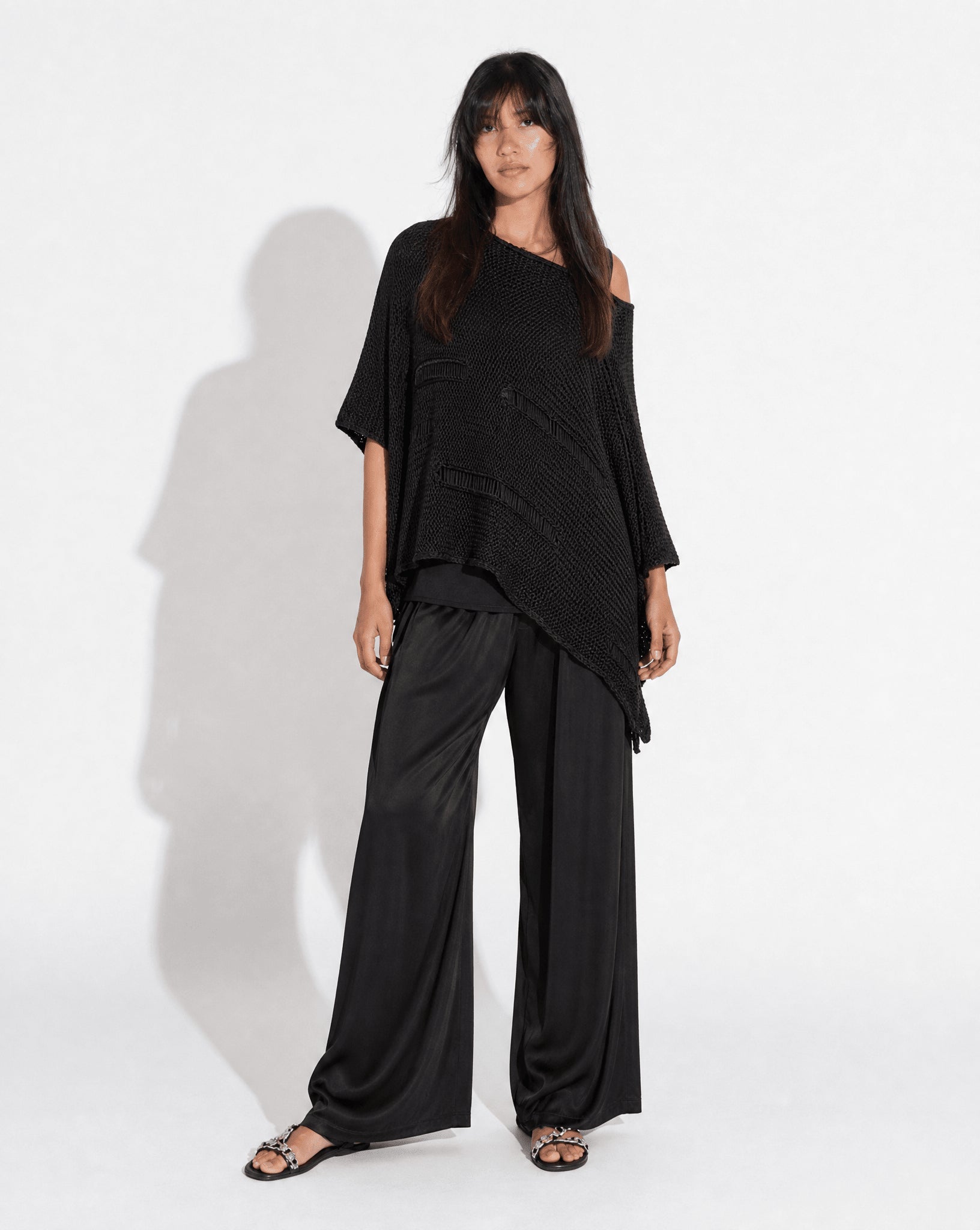SS25 SLK 0015-BK TOP & PANT - SILKERA - MIRA Y MANO